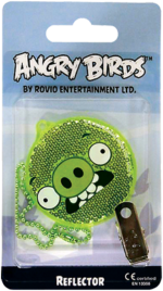 Retail Reflector Reflector :: Angry Birds Round Green