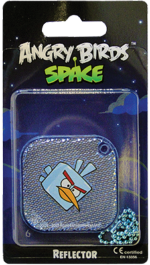 Retail Reflector Reflector :: Angry Birds Space Square Blue
