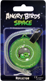 Retail Reflector Reflector :: Angry Birds Space Round Green