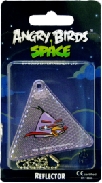 Retail Reflector Reflector :: Angry Birds Space Triangle Purple