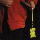 ensure that your child can be seen at night time or dusk whilst wearing their scanglo reflector